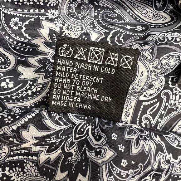 Montanaco Croc Embossed Metallic Cream Moto Jacket Size M - Picture 6 of 10